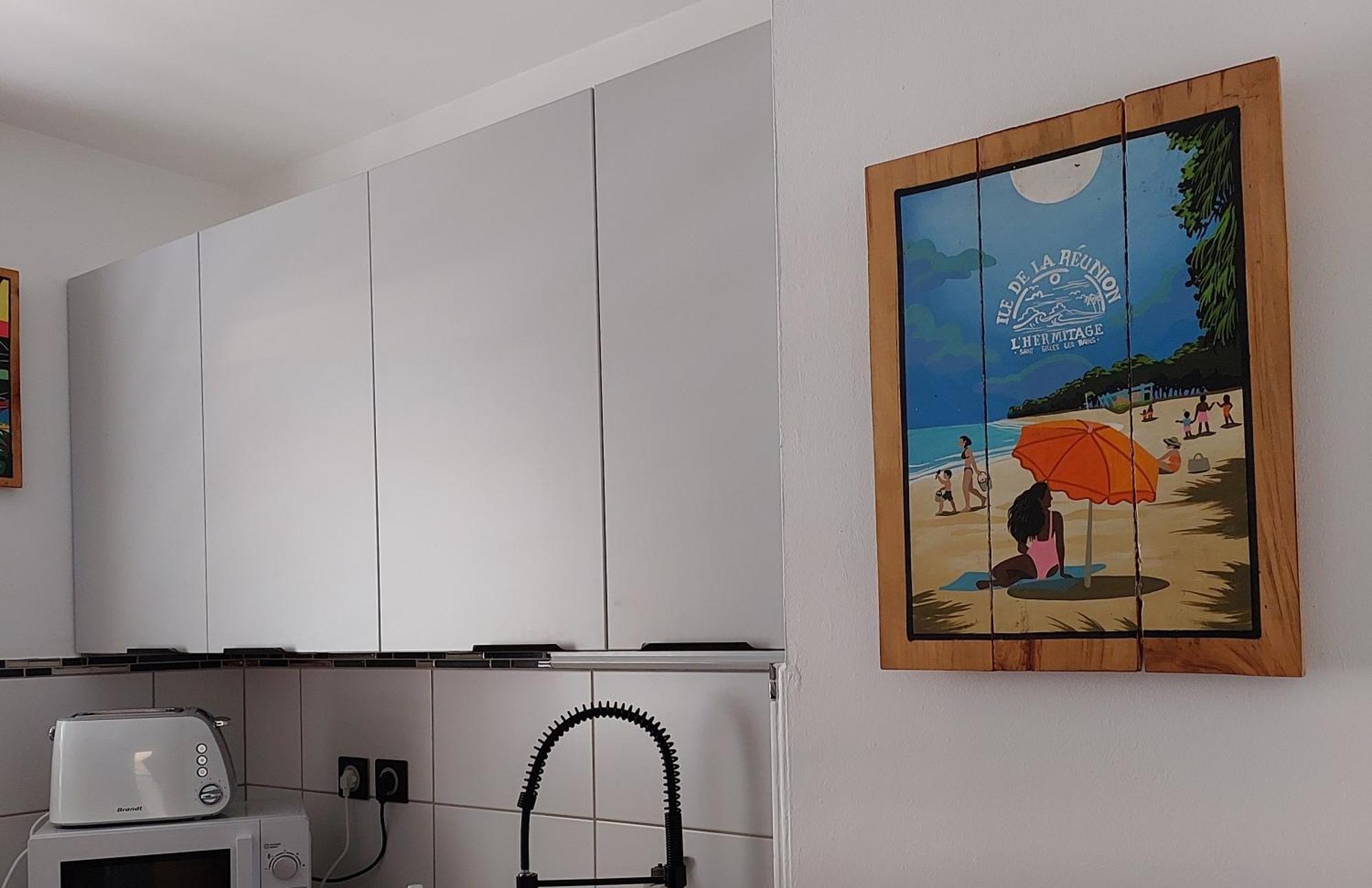 Appartement Beau T3 Litchi Vue Ocean Piscine à Saint-Gilles Les Bains Extérieur photo